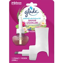 4 Adet Glade Elektrikli Kit Oda Kokusu Bahar Çiçekleri