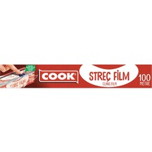 4 Adet   Cook Streç Film 100 Metre Kesme Bıçaklı