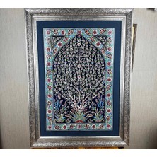 Çini Evi Hayat Ağacı Motifli Iznik Çini Pano