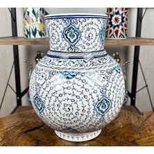 Çini Evi Haliç Motifli Iznik Çini Şah Vazo