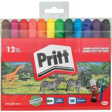 Kalem Keçeli Pritt 12'li Jumbo Pvc Poset