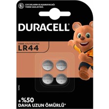 Duracell Pil LR44 4 Lü