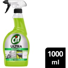 Cif Sprey Ultra Anında Etki Kir ve Yağ Çözücü 1000 ml