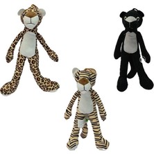 Peluş 4 Adet Pelüş Panter 30 cm Asorti