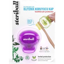 4 Adet Steriball Diş Fırçası Koruma Kabı Mor