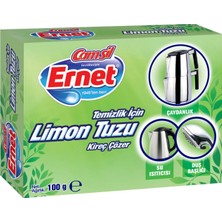 4 Adet   Ernet Temizlik Için Limon Tuzu 100 G
