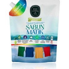 2 Adet  Doğal Zeytinyağı Içerikli Çamaşır Yıkama Sıvısı Renkliler 1,5 Lt Doypack