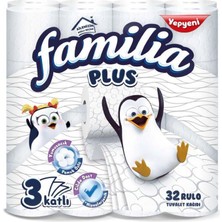 Familia 32'li 3 Katlı Tuvalet Kağıdı Ultra Yumuşak ve Ekstra Dayanıklı Rulo