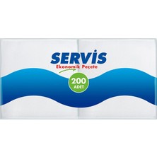 2 Adet  Servis Peçete 200'LÜ
