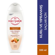 3 Adet  Hacı Şakir Şampuan Badem Sütü 500 ml