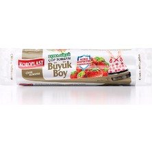4 Adet Koroplast Çöp Torbası Ekstra Güçlü Çilek Büzgülü Büyük Boy 10'lu