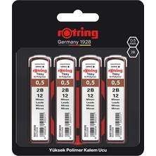 2 Adet  Rotring Tikky Versatil Kalem Ucu 0.5 mm 4'lü Blister