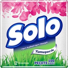 3 Adet  Solo Süper Peçete 100'LÜ