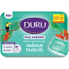 3 Adet  Duru Duş Sabunu Fresh Yağmur Ormanı 150 G