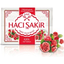 4 Adet   Hacı Şakir Banyo Sabunu Gül 600 G