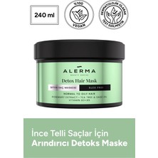 4 Adet   Alerma Detox Saç Maskesi 240 ml