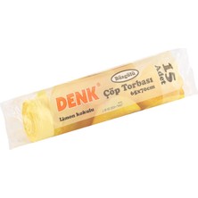 2 Adet Denk Çöp Torbası Büzgülü Limonlu 15 Li