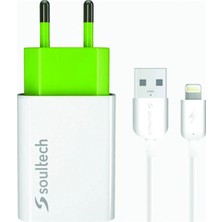 Soultech DC112B Comfort 2.1 Mah Iphone Seyahat Şarj Seti