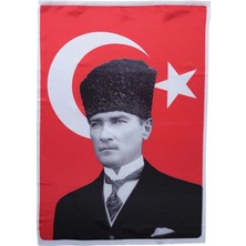 Pierre Cardin 3 Adet Ayyıldız Türk Bayrak Atatürk Baskılı 70X105 cm