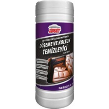 Autokit Döşeme ve Koltuk Temizleyici Islak Havlu Plastik Kutu 50'li