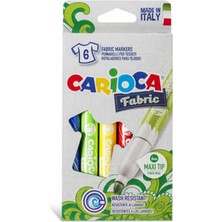 Carioca Keçeli Kumaş Boya Kalemi 6lı