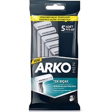 3 Adet  Arko Tıraş Bıçağı T1 Poşet 5'li