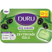 3 Adet  Duru Duş Sabunu Natural Olive Zeytinyağlı 150 G