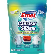 Ernet Çamaşır Sodası 2 kg Parlak Beyazlık ve Kireç Önleme Özelliği ile Etkili Temizlik
