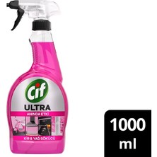 3 Adet Cif Sprey Ultra Anında Etki Sakura Kir ve Yağ Çözücü 1000 ml