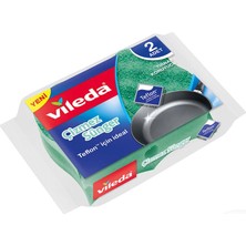 4 Adet Vileda Sünger 2'li Çizmez Oluklu Eko Paket
