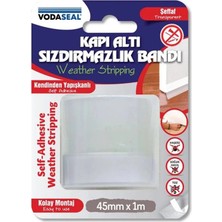 Vodaseal Kapı Altı Sızdırmazlık Bantı Şeffaf 45MMX1 M