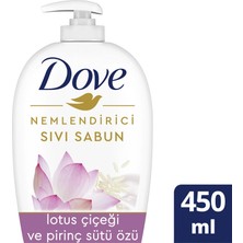 Dove Sıvı Sabun Lotus ve Pirinç Sütü 450ML