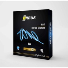 4 Adet Orbus Hortum Şerit LED Mavi 5m