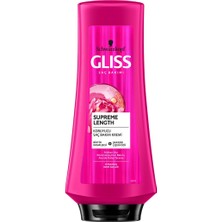 3 Adet Gliss Saç Kremi 360 ml Supreme Length
