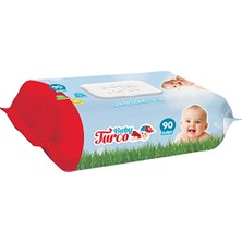 12 Adet Baby Turco Bebek Islak Havlu 90LI