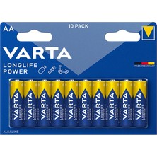4 Adet   Varta Longlife Power Aa 10'lu Kalem Pil