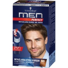 4 Adet Men Perfect 60 Kahve Erkek Saç Boyası