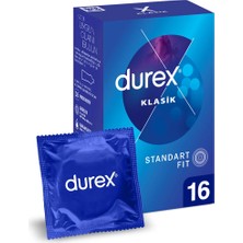 4 Adet Durex Klasik Prezervatif 16'lı