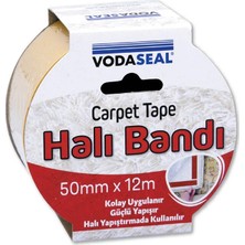 3 Adet  Vodaseal Halı Montaj Bandı Beyaz 50MMX12M