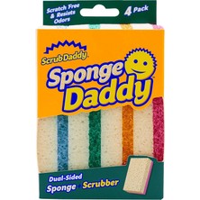 4 Adet   Sponge Daddy Bulaşık Süngeri 4'lü Paket