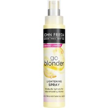 John Frıeda Go Blonder Sarı Saçlar için Renk Açıcı Sprey 2 Ton Açma Etkisi ile Kullanıma Uygun