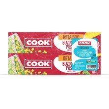 2 Adet  Cook Buzdolabı Poşeti (3+1) 120 Li