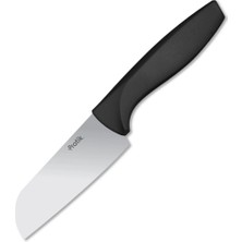 2 Adet Pratik Mini Santoku Şef Bıçağı 12 cm