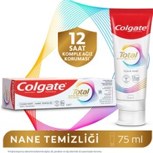 3 Adet  Colgate Diş Macunu Total Nane Temizliği 75 ml