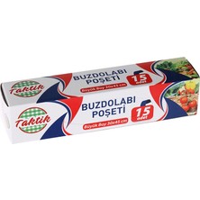 3 Adet  Taktik Buzdolabı Poşeti Büyük Boy 30*45 cm 15 Adet