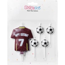 Balonevi Futbol Temalı Mum Seti