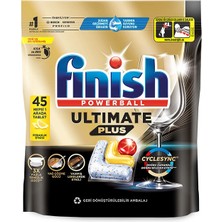 2 Adet Finish Tablet Ultimate Plus 45'li Limon