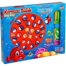 Matmel Müzikli Balık Tutma Oyuncağı Kırmızı Balık Gölde Kıvrılıyor Oyuncak Kırmızı Balık Oyun Seti