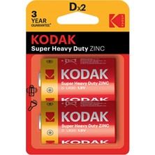 Kodak Çinko Karbon Büyük Boy 2'li