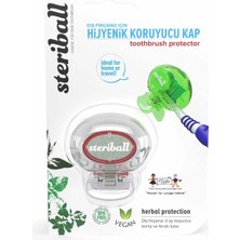 2 Adet Steriball Diş Fırçası Koruma Kabı - Şeffaf